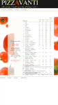 Mobile Screenshot of pizzavanti.net